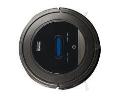 H.KOENIG SWRC110 Robot Aspirador Wifi con Mopa, control mediante APP, filtro HEPA, tanque de agua 180 ml, autonomía de 100 min, 4 programas de limpieza, panel de control digital, accesorios incluidos