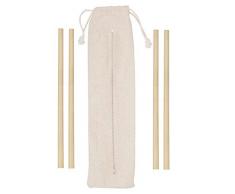 Premier Housewares 1405401 Pajitas reutilizables, bambú