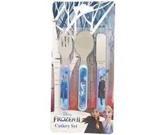 Disney 557 1622 Frozen II - Cubertería infantil (acero inoxidable 18/8)