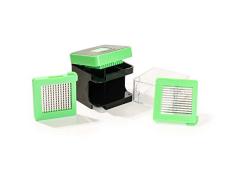 Genius Nicer Dicer Spicy A34155 - Cortador de verduras, 4 piezas, color verde
