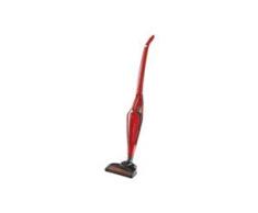Ariete 2 in 1 Aspirador de Mano + Escoba sin Cable EVO 2 en 1, 18.5 V, Filtro Hepa Lavable, 2 Velocidades, Recargale, Cepillo Giratorio, 0.8 litros, Rojo