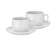 WMF 695949440 Taza de café Grande (160 ml, Porcelana), Color Blanco