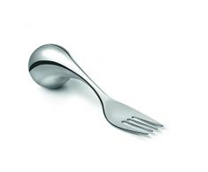 Amefa Tenedor de postre con pomo ergonómico, funcional, innovador acero inoxidable 18/10 integral 1101ITG