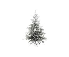 Árbol de Navidad DKD Home Decor Metal PVC Navidad LED Nevado (127 x 127 x 180 cm)