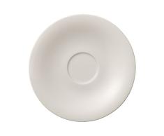 Villeroy & Boch New Cottage Basic de té platillo, Vajilla Porcelana Premium. 16 cm de café, blanco, 16 x 16 x 2 cm