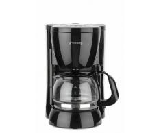 Grossag 1306 KA 12.17 - Cafetera eléctrica con jarra de cristal (4 tazas, 0,6 L, recipiente del agua extraíble, 600 W), color negro
