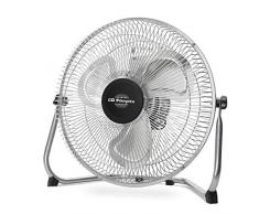 Orbegozo PW 1230 - Ventilador Industrial Power Fan con Inclinación Regulable, Aspas Metálicas de 30 cm, 3 Velocidades de Ventilación, Asa de Transporte, Rejilla de Seguridad, 45 W de Potencia