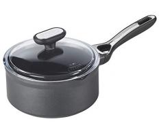 PYREX 1454035 CAZO con Tapa 18CM Origin, Acero Inoxidable, transparente