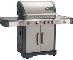 LANDMANN 12122 - Barbacoa (6000 W, Parrilla, Gas, 14 personas(s), Aluminio, hierro fundido, Acero inoxidable, Isla de cocina)