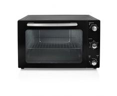 Princess 112759 Horno de Convección, 55 litros, funciones de convección, descongelación y asado, asador incluido, temporizador de 60 min, bandeja para migas extraíble, 90-230 ⁰C, 2000 W