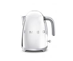 SMEG KLF01 Calentador de Agua electrico, hervidor KLF01SSEU, 2400 W, 1.7 litros, Acero Inoxidable, Cromo
