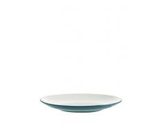 Villa dEste Set Plato Llano 6 Uds. Azul/Blanco