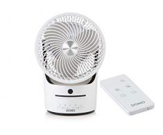 Domo DO8148 - Ventilador de mesa (45 W de diámetro x 20,3 mm x 34 cm), color blanco