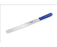Thermohauser 5000266656 - Paleta de cocina (acero inoxidable, mango de plástico azul, hoja de 31 cm, acero inoxidable, PP)