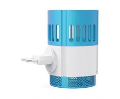 Poly pool pp1603 Mosquitera de aspiración con luz ultravioleta LED y ventilador intrappola insectos en práctico Caja