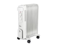 Calentador eléctrico SUNTEC radiador de aceite HotSafePro 2000 vatios calentador eléctrico ultra potente - 9 aletas de calefacción + 3 ajustes de calor