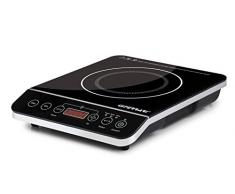 G3 Ferrari G10061 Mesa Con - Placa (Mesa, Con placa de inducción, Vidrio, Negro, 1500 W, 2000 W)