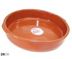 Mundigangas - Cazuela barro reflactario 28 cm.