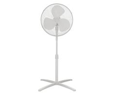 OPTIMEO OVP-A40 - Ventilador de pie (40 cm, altura regulable, 3 velocidades, fijo o oscilación)