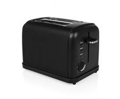 Princess 142396 Tostadora, Dos Ranuras, 1500 W, 6 ajustes de Tostado, Edición Especial Acero Negro, Inoxidable