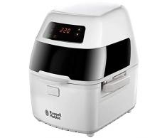 Russell Hobbs Freidora Sin Aceite Ciclofry Plus Air - Freidora de Aire, Capacidad 2,5 L, Air Fryer, Cesto Giratorio, Asador Giratorio y Kebab, Controles Digitales, 1300 W, Blanco - 22101-56