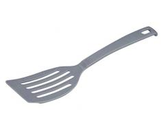 FACKELMANN 27182 Espátula Coolgrey, utensilio de cocina de plástico, espátula para ollas y sartenes revestidas (color: gris), cantidad: 1 pieza,