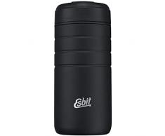 Esbit Majoris - Termo de acero inoxidable con cierre de clic, color negro, plateado y más, 450 ml, para bebidas calientes y frías, para café y té