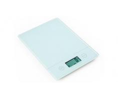 Ilsa 9757 Balanza de cocina digital ultra fina, capacidad 5 kg, Blanco