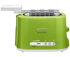 DeLonghi 176125504 Tostadora, 550 W, 1 L, 50 Hz, 230 V, 2 rebanadas, verde