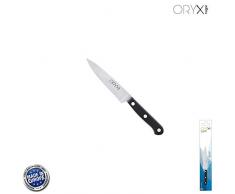 ORYX 5800140 Cuchillo Grenoble Patatero Puntilla Hoja Acero Inoxidable 11 cm. Negro, Metal