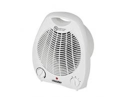 Mesko MS7719 Calefactor Ventilador Eléctrico Portátil, Aire Caliente / Frío, 2 Niveles de Potencia, Termostato, Sistema de Seguridad contra Sobrecalentamiento, Calefacción Hogar, Camping, 2000W
