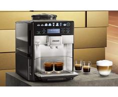 Siemens te653311rw de instalación Libre automática Máquina de Espresso 1.7L 2tazas Negro, Plata máquina de café