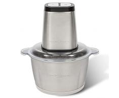 ProfiCook, multitrituradora 2 en 1 y trituradora de hielo eléctrica de acero inoxidable con recipiente XL 1,7 L, procesador de alimentos, batidora/chopper PC MZ 1227, 500 W