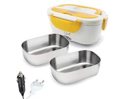 Spice - Calientaplatos SET Doppio Voltaggio + 2 Vaschette 1,5 L amarillo