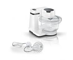 Bosch MUM2 Wave 2 Robot de Cocina, Acero Inoxidable, 4 Velocidades, Blanco