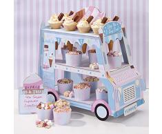 Talking Tables decoración en forma de Camino de helado mini. Perfecto para mostrar dulces, pasteles y caramelos en el centro de la mesa para una fiesta.