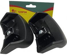 Sanfor - Asa para olla Magefesa STAR | Pack x2 unidades | Asa Olla | Mango Universal de Repuesto | Agarre 85x25 mm | Recambios y Repuestos Olla Magefesa STAR fabricada hasta el 2012 /Incluye tornillos
