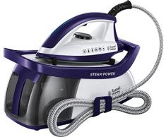 Russell Hobbs Steam Power - Centro de Planchado (2600W, Suela Cerámica, Depósito 1,3l, Antical, Morado)- ref. 24440-56