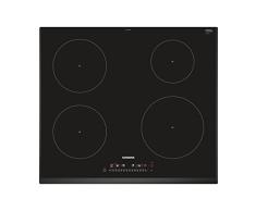 Siemens EH651FEB1E hobs Negro Integrado Con - Placa (Negro, Integrado, Con placa de inducción, Vidrio y cerámica, 1400 W, 14,5 cm)
