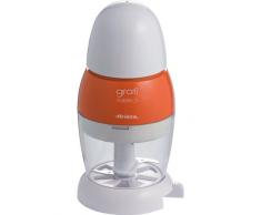 DeLonghi 439 Grati Turbo Rallador de queso eléctrico, 200 W, color blanco y naranja