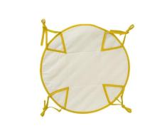 OgniBene s.r.l.s. Cesta para pan, algodón, amarillo