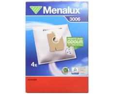 Menalux 3006 - Juego de 4 bolsas Duraflow para aspiradora Hoover y Freespace EVO