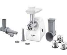 Bosch SmartPower Picadora de Carne, 350 W, Stainless Steel, Blanco