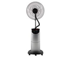 Jocel JVA030627 Ventilador Nebulizador, 90 W, Plástico, 3 Velocidades, Negro