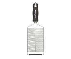 Microplane Rallador de cocina con doble hoja gruesa y fina, fabricado en Estados Unidos, para cítricos, quesos duros y especias duras como nuez moscada y canela