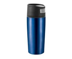 XD Design Vaso antigoteo Auto, Negro/Azul, 300 milliliters, PP