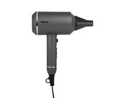 Tristar HD-2326 Secador de Pelo Turbo Compacto, 1600 W, Boquilla Estrecha incluida, Gris