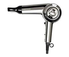 Proficare 330330 HT 3033 Secador Pelo Profesional Iónico, Diseño Vintage, Cromado, 3 Niveles Temperatura, Boquilla Concentradora 360º, 2000W, 2000 W, Chrome