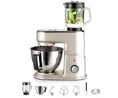 WMF 04.1644.0001 - Robot de cocina (3 L, Marfil, 16000 RPM, 1 m, Metal, Vidrio)