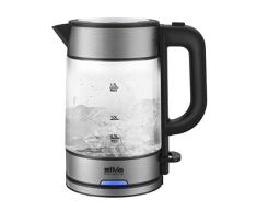 Silva-Homeline KL-G 2006 - Lámpara de techo (2.200 W, 1,7 l, iluminación de funcionamiento, sistema inalámbrico de 360 °C, acero inoxidable)